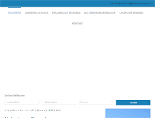 Tablet Screenshot of ostseehaus-dreesen.de